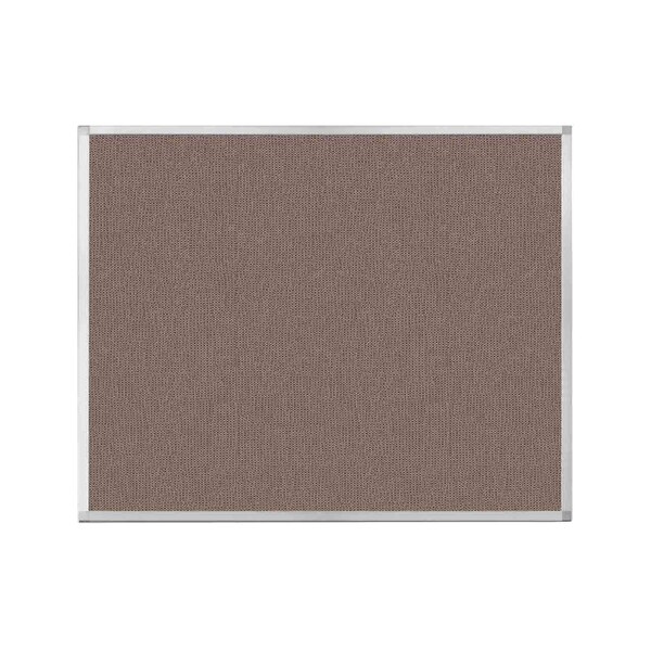 Hush Panel Configurable Cubicle Partition 5' x 4' Latte Fabric